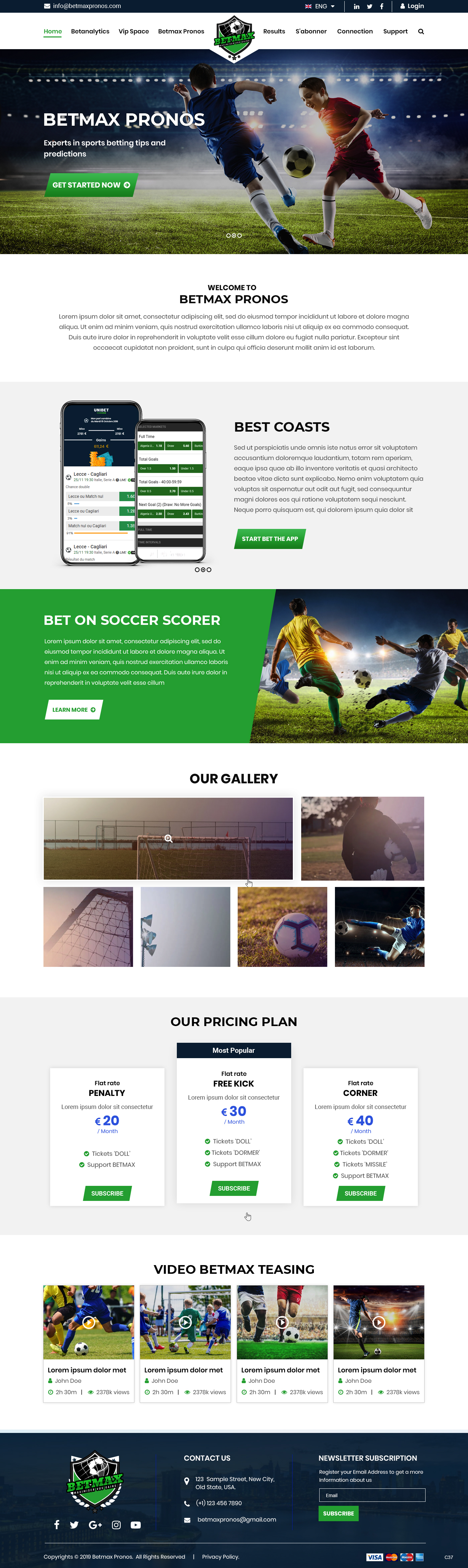 Web Design by pb for BETMAX | Design #23120735