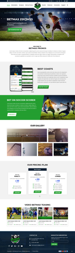 Web Design by pb for BETMAX | Design: #23120735