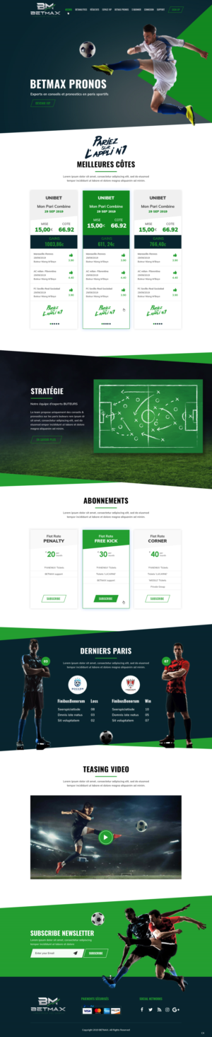 Web Design by pb for BETMAX | Design: #23136613