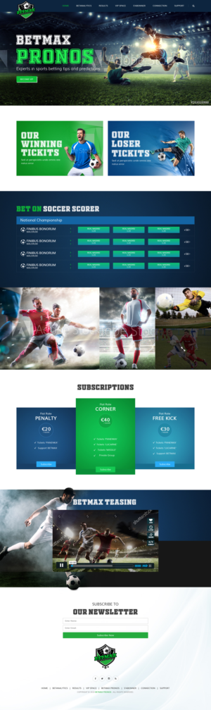 Web Design by sai.designer87 for BETMAX | Design: #23119820
