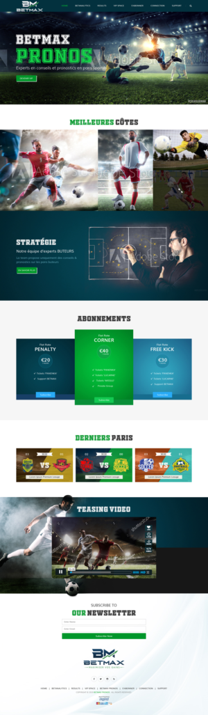 Web Design by sai.designer87 for BETMAX | Design: #23124521