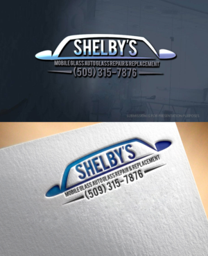 Shelby’s Mobile Glass Auto Glass Repair & Replacement  (509) 315-7876 | Logo Design by graphicevolution