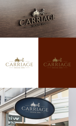 Carriage House Inn | Logo Design by GLDesigns