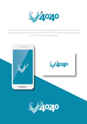 Logo Design by Farooq Zahid for 40in40 | Design #23125892