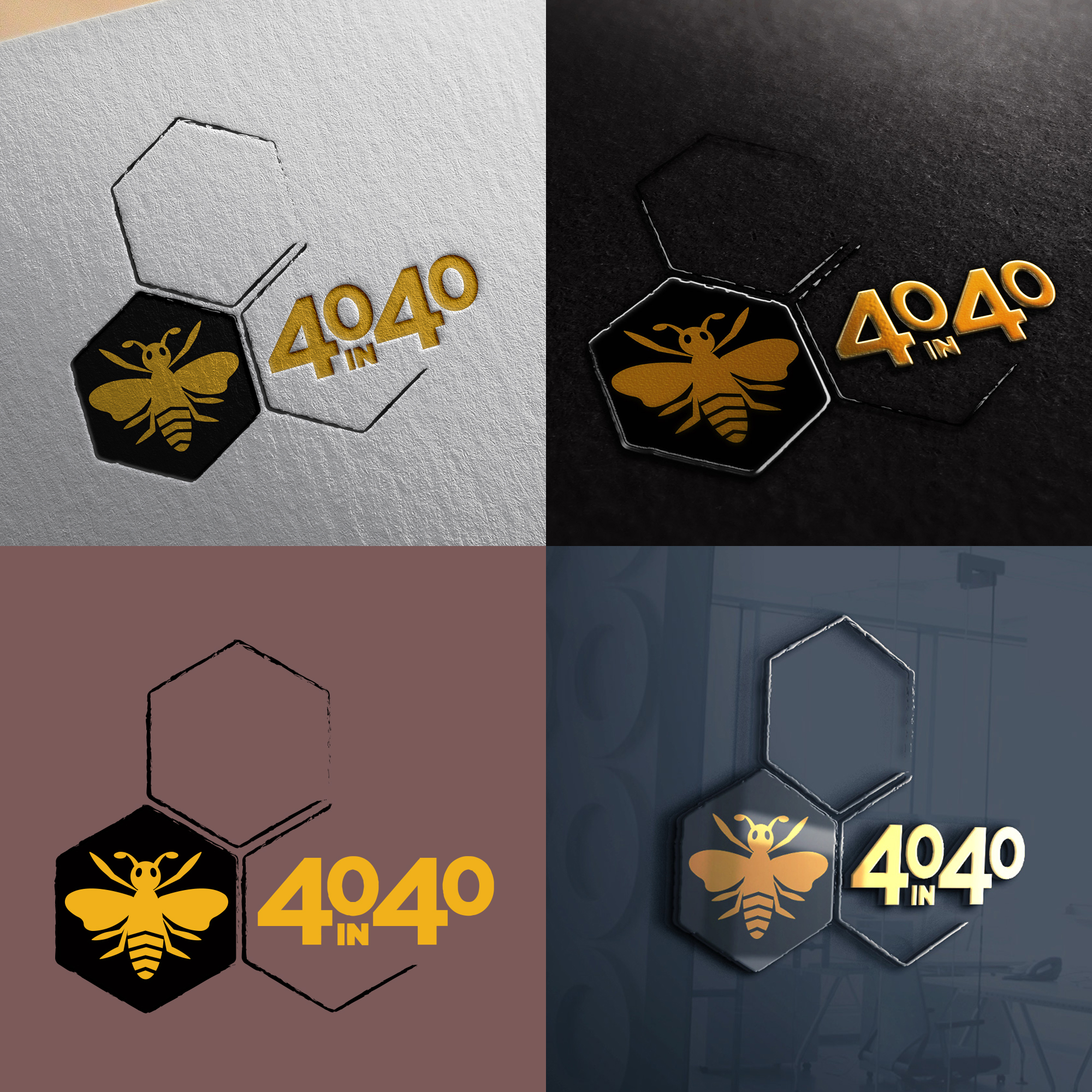 Logo Design by Suchetandesign for 40in40 | Design #23154458