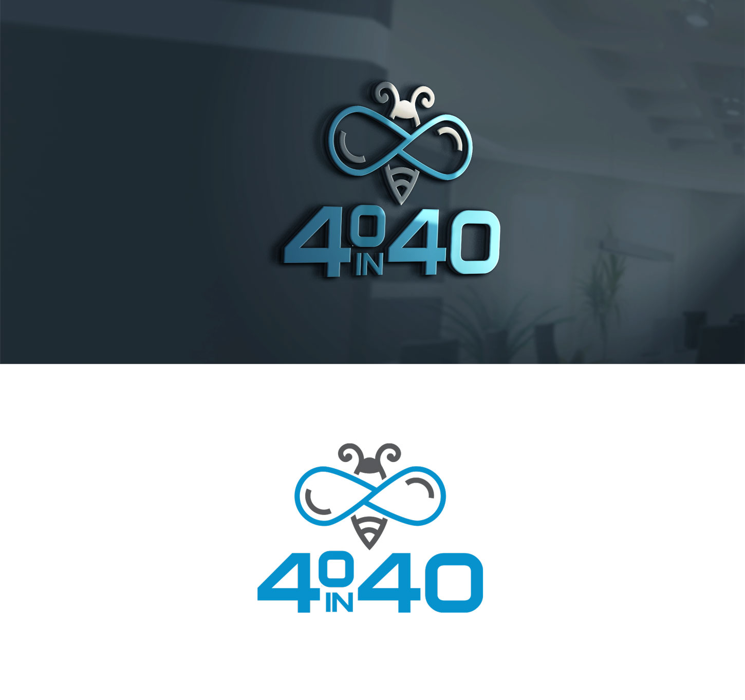 Diseño de Logo por Mono.co para 40in40 | Diseño #23116947