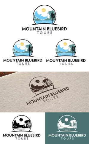 Mountain Bluebird Tours | Logo Design by Cactus Designs