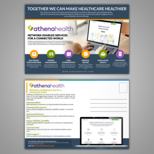 Postcard Design by Sanjana 6 for Accurate Medical Biling and Audit | Design #23135112