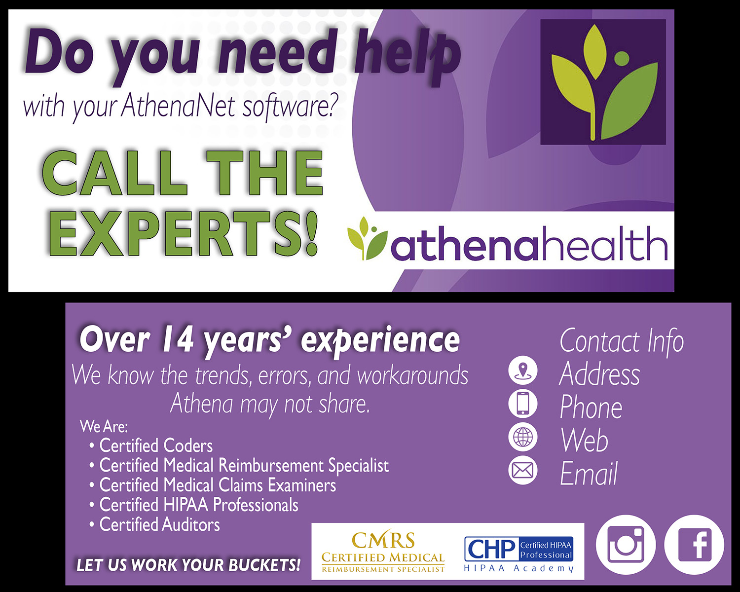 Postcard Design by selinavert 2 for Accurate Medical Biling and Audit | Design #23122075