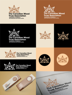 The Canadian Wood Truss Association  L’ASSOCIATION CANADIENNE DES FABRICANTS DE FERMES DE BOIS | Logo Design by Ritme