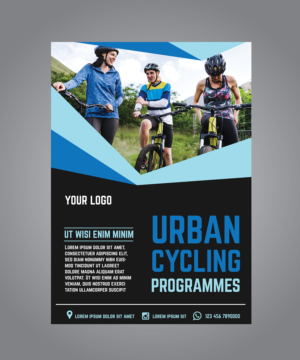 Large walking and cycling programme needs a vision poster | Diseño de Póster por Pinky 