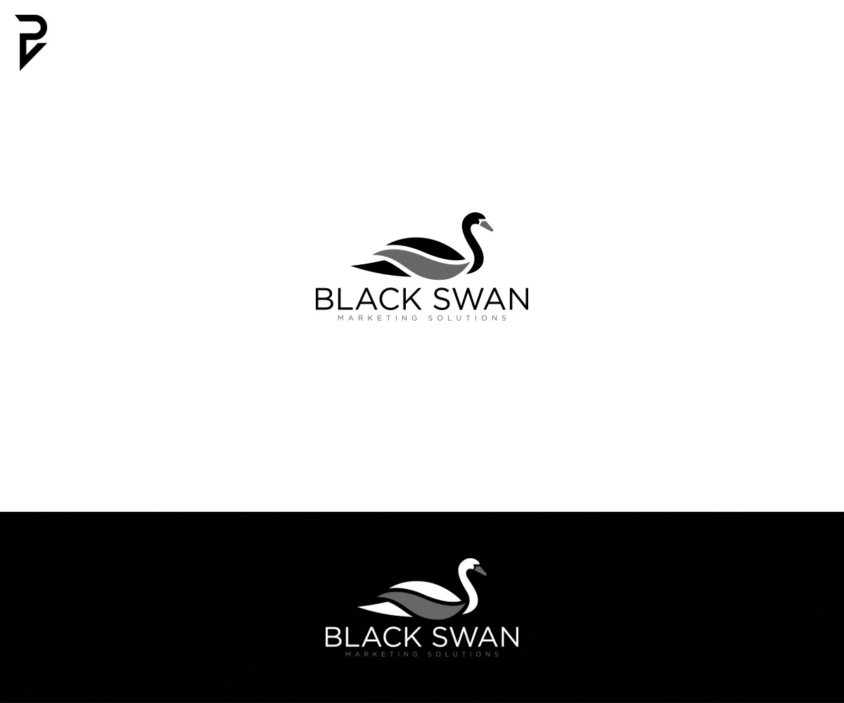 Diseño de Logo por poisonvectors para Black Swan Marketing Solutions | Diseño #23138253