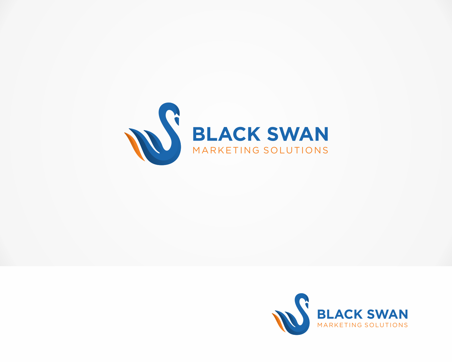 Logo Design by Artipunan for Black Swan Marketing Solutions | Design #23127259