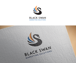 Logo Design by bijuak for Black Swan Marketing Solutions | Design: #23133830