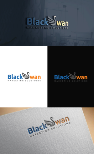 Logo Design by GLDesigns for Black Swan Marketing Solutions | Design: #23129258