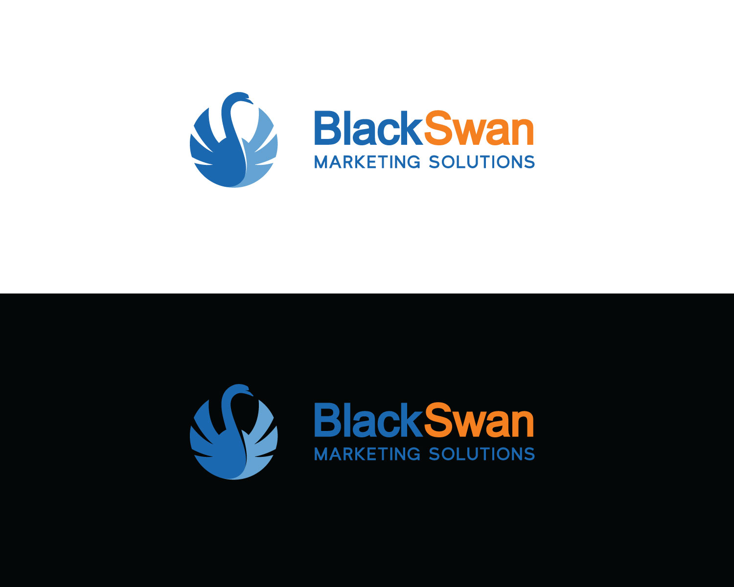 Logo Design by logomaniac for Black Swan Marketing Solutions | Design #23130386