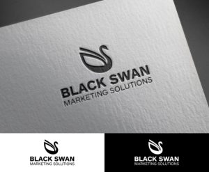 Logo Design by DiLion for Black Swan Marketing Solutions | Design: #23127595