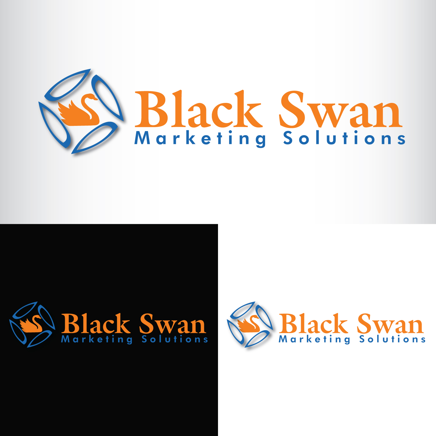 Logo Design by beniwalsuman for Black Swan Marketing Solutions | Design #23134390