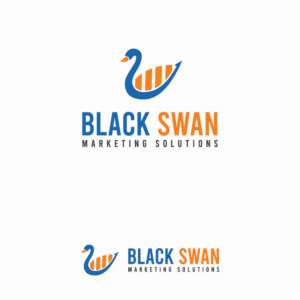 Logo Design by debdesign for Black Swan Marketing Solutions | Design: #23128119