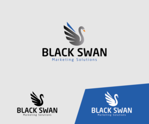 Logo Design by arie.bs for Black Swan Marketing Solutions | Design: #23134387