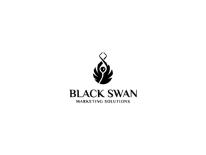 Logo Design by happybrain design for Black Swan Marketing Solutions | Design: #23127572