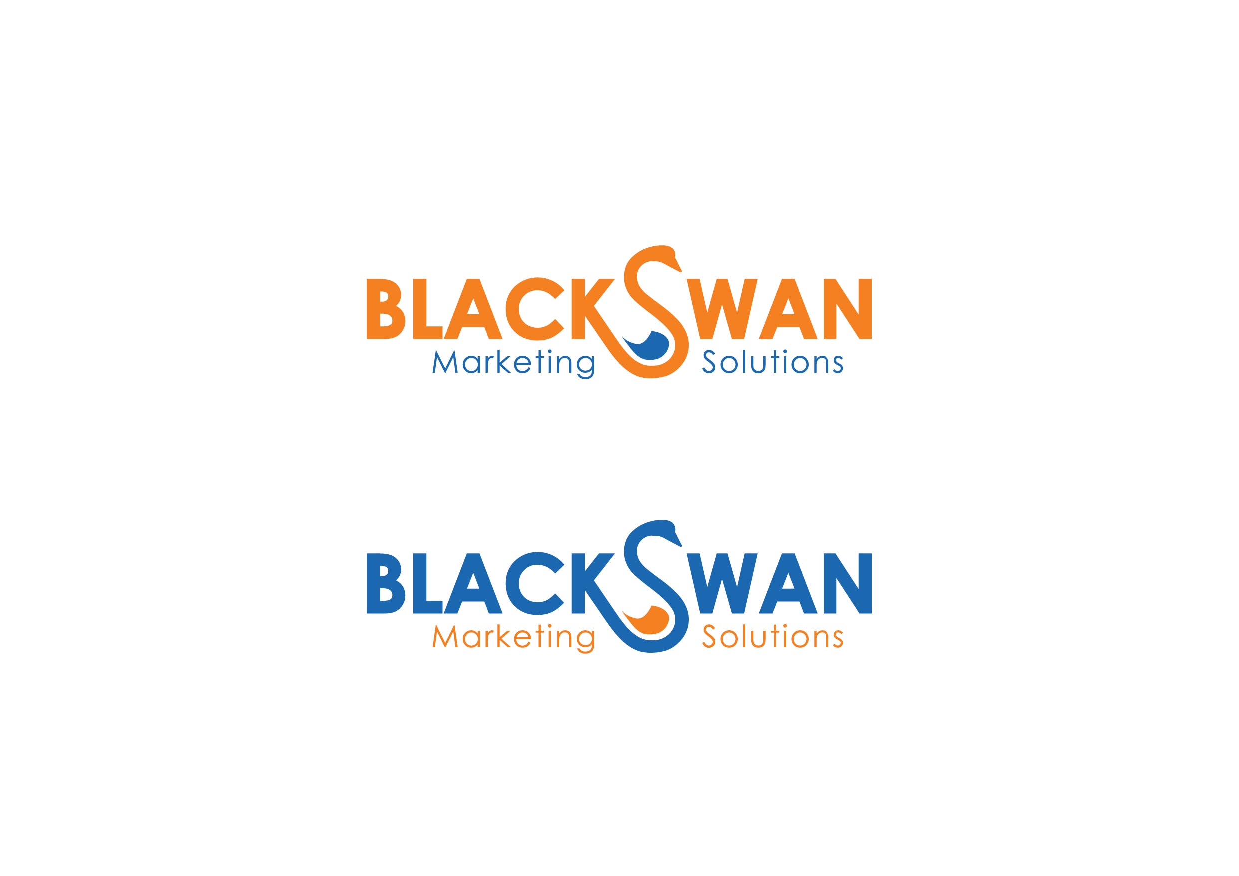Logo-Design von FinD für Black Swan Marketing Solutions | Design #23125832
