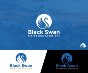 Logo Design by Graphic_studio20 for Black Swan Marketing Solutions | Design: #23129540