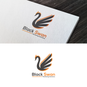 Logo Design by pry go for Black Swan Marketing Solutions | Design: #23127564