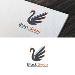 Logo Design by pry go for Black Swan Marketing Solutions | Design: #23138419