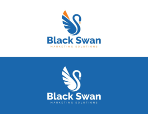 Logo Design by Edu Morente for Black Swan Marketing Solutions | Design #23125397