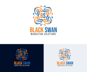 Logo Design by Davis 5 for Black Swan Marketing Solutions | Design: #23132479