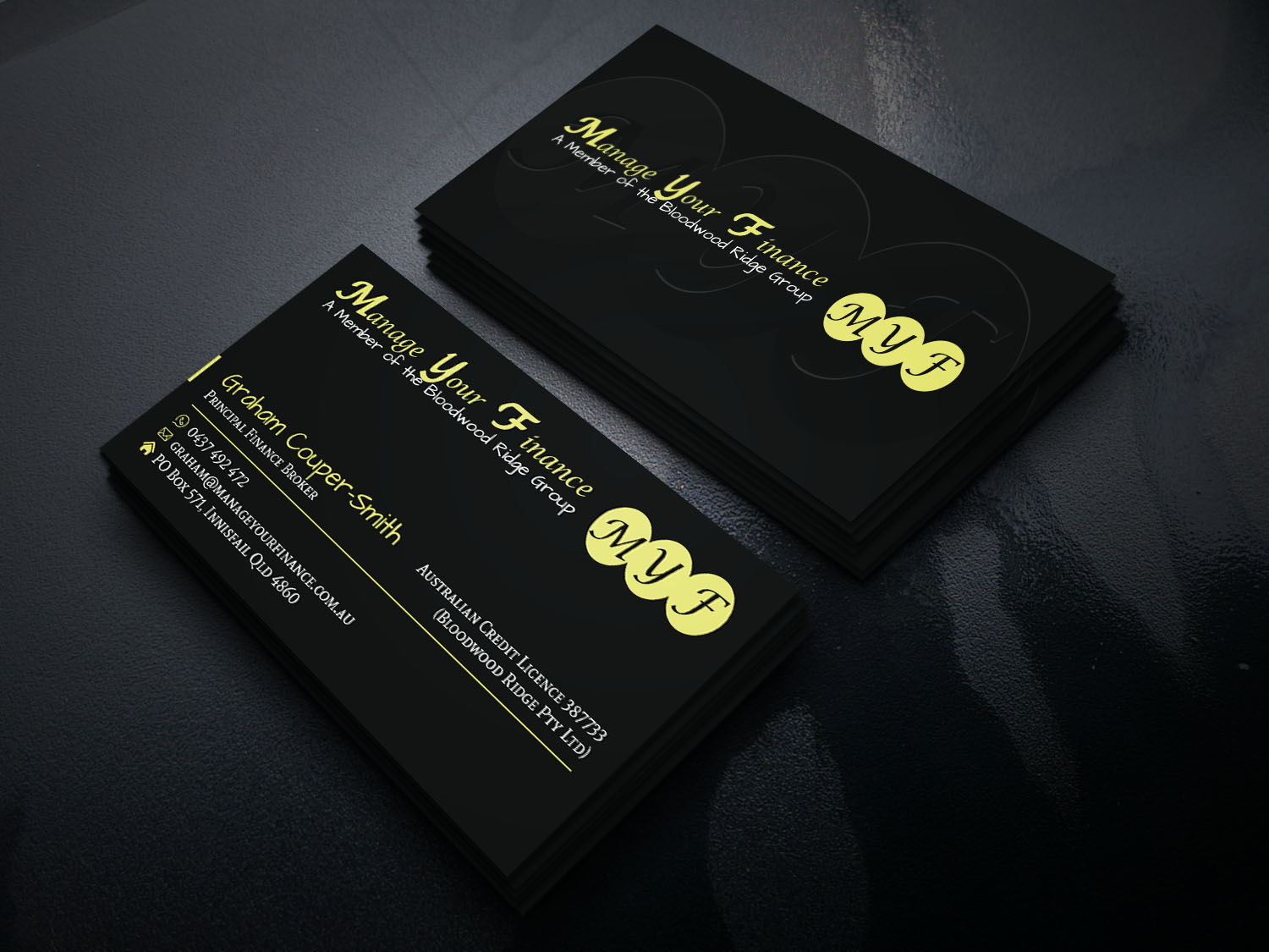 Visitenkarten-Design von Verified artistry (Design garden) für Bloodwood Ridge Pty Ltd | Design #23131564