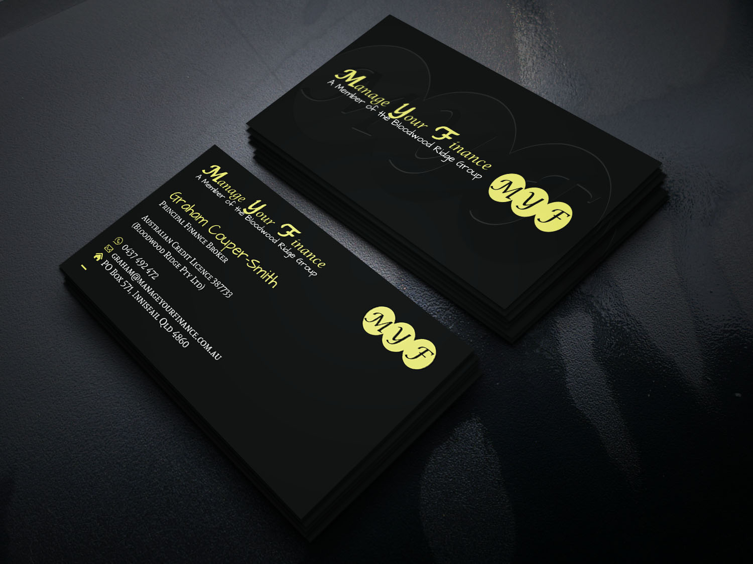 Visitenkarten-Design von Verified artistry (Design garden) für Bloodwood Ridge Pty Ltd | Design #23131567