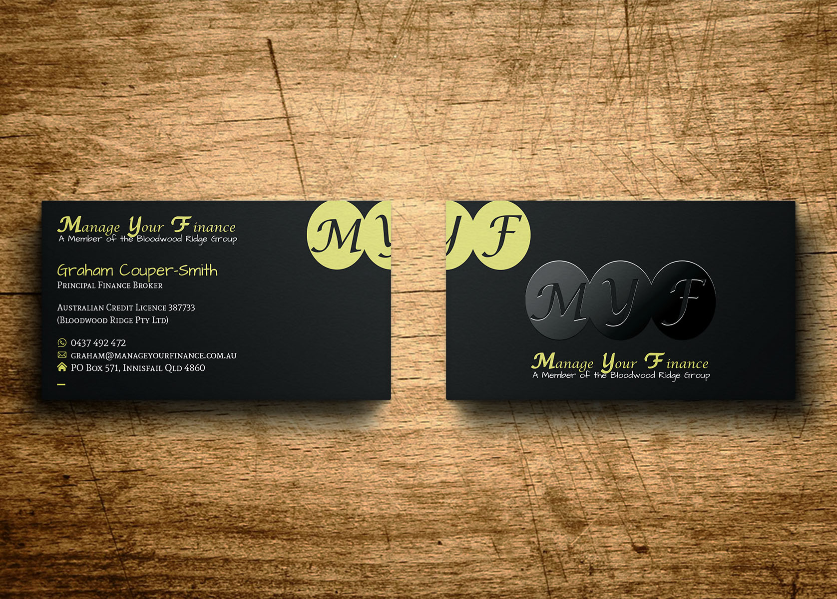 Diseño de Tarjeta de Presentación por Verified artistry (Design garden) para Bloodwood Ridge Pty Ltd | Diseño #23131571