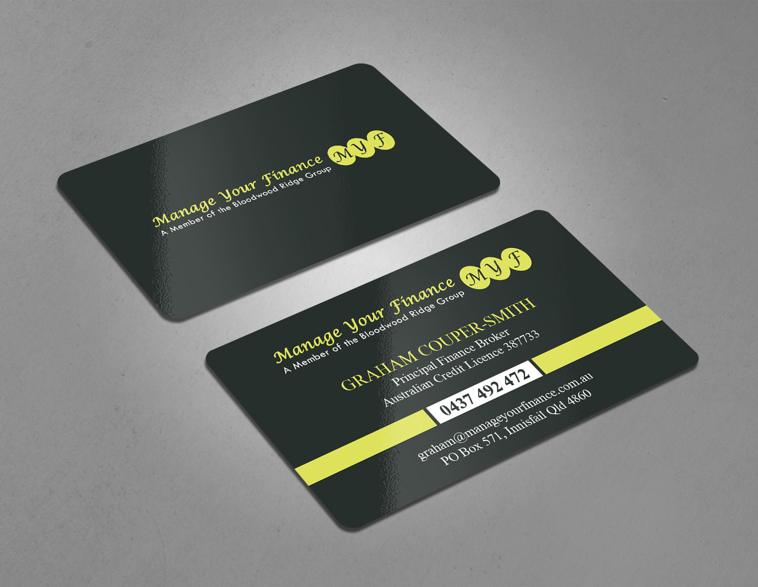 Business Card Design by Tripti Ranjan Gain for Bloodwood Ridge Pty Ltd | Design #23126021