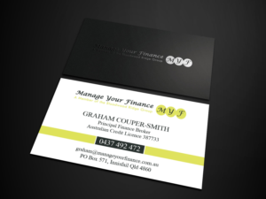 Finance Broker helping people meet their personal and business goals | Business Card Design by Tripti Ranjan Gain