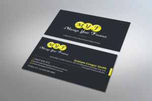 Finance Broker helping people meet their personal and business goals | Business Card Design by MDesign