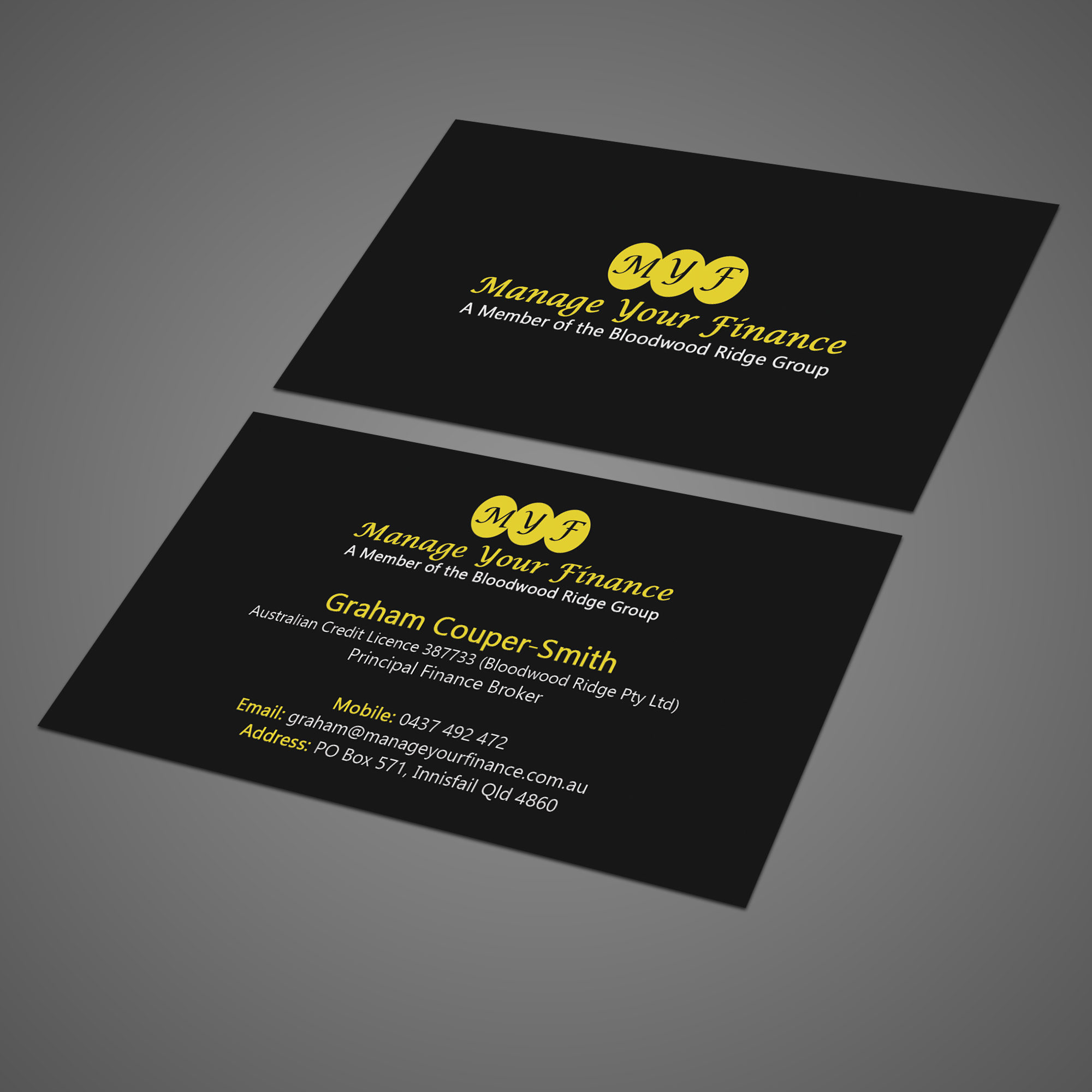 Business Card Design by Bonna 3 for Bloodwood Ridge Pty Ltd | Design #23129447