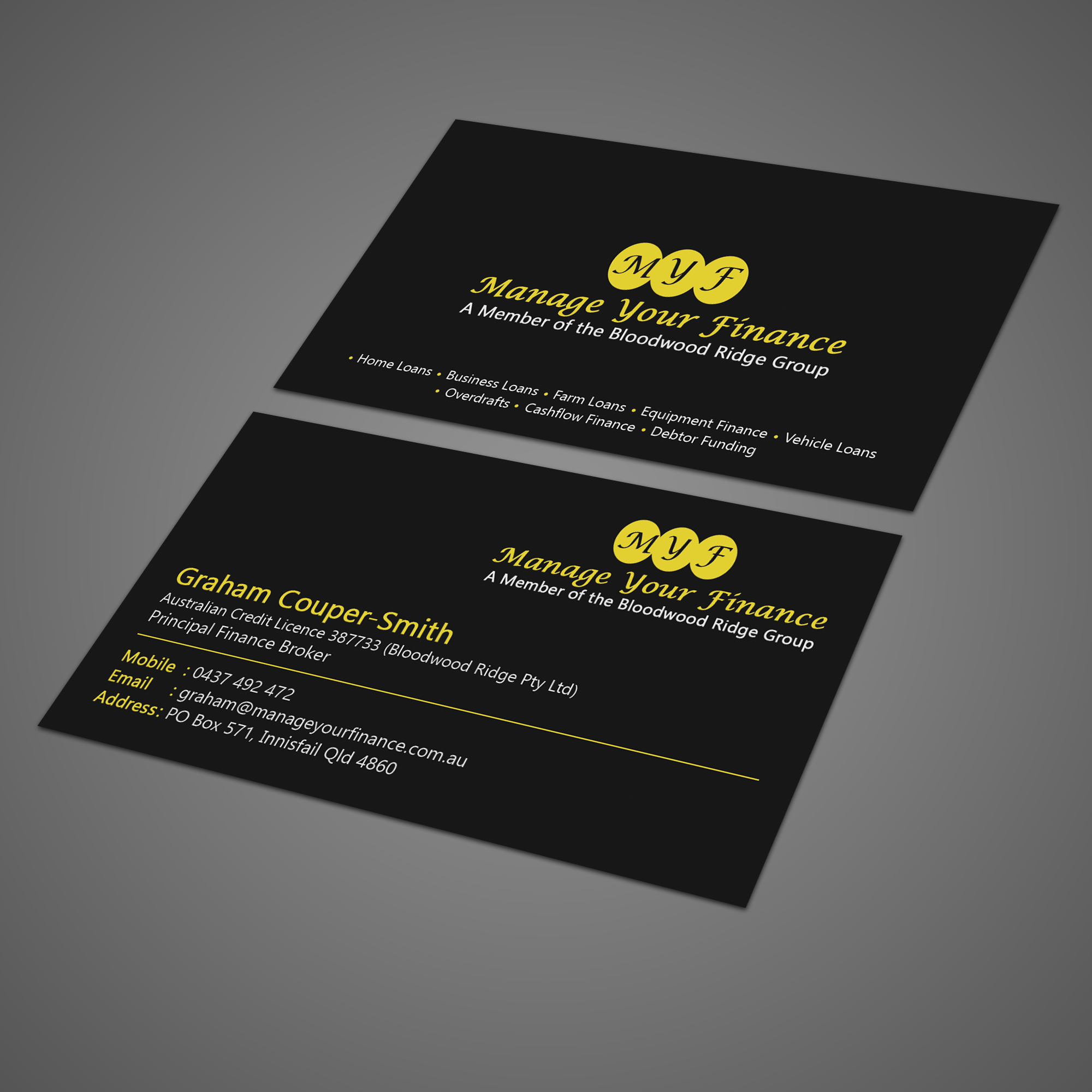 Diseño de Tarjeta de Presentación por Bonna 3 para Bloodwood Ridge Pty Ltd | Diseño #23131159