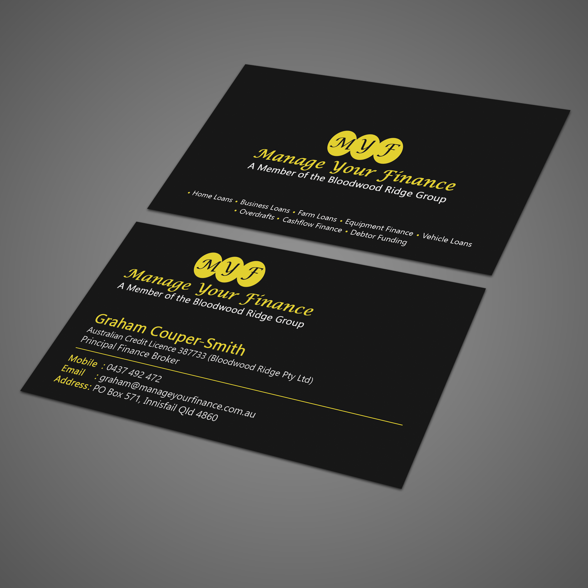 Diseño de Tarjeta de Presentación por Bonna 3 para Bloodwood Ridge Pty Ltd | Diseño #23132083