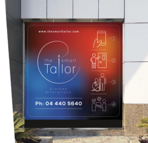 The Smart Tailor Poster for a shop Facade  | Signage Design by atularts