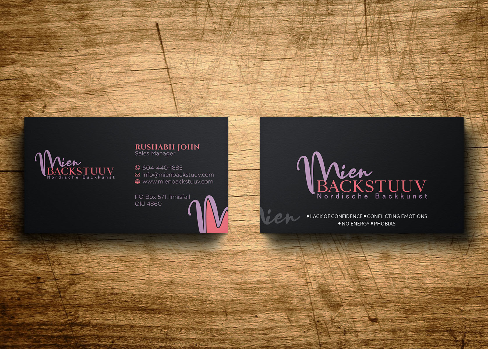 Business Card Design by Verified artistry for Thaysen's Backstube e.K. | Design #23132026