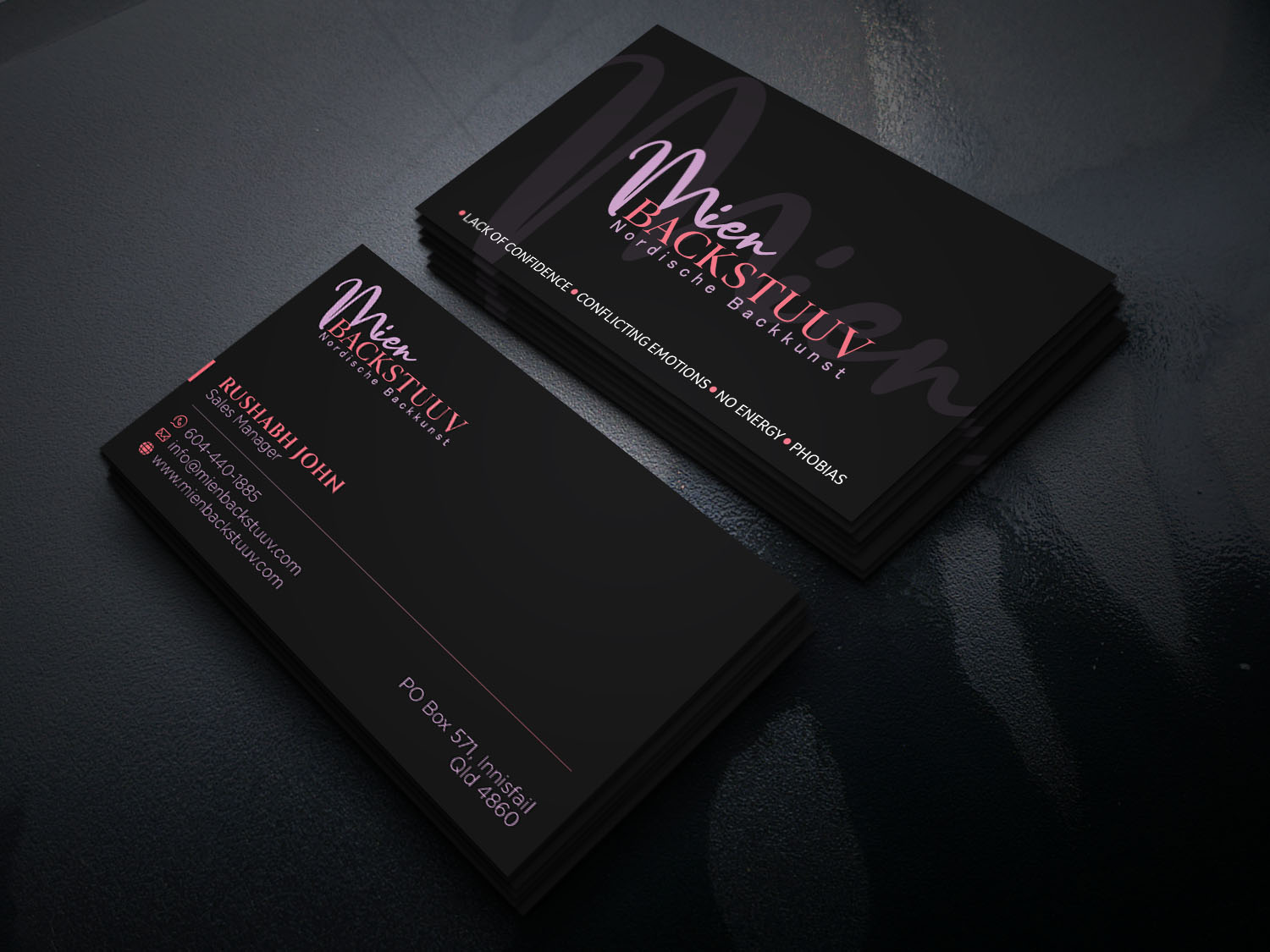 Business Card Design by Verified artistry for Thaysen's Backstube e.K. | Design #23132031