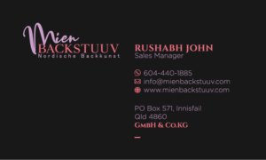 Business Card Design by Verified artistry for Thaysen's Backstube e.K. | Design: #23232380