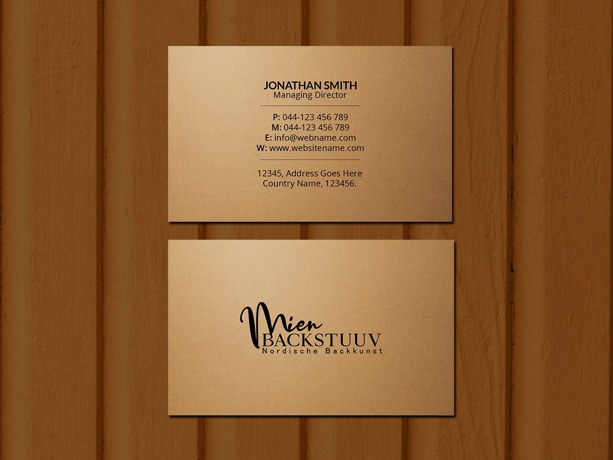 Business Card Design by Creations Box 2015 for Thaysen's Backstube e.K. | Design #23141291