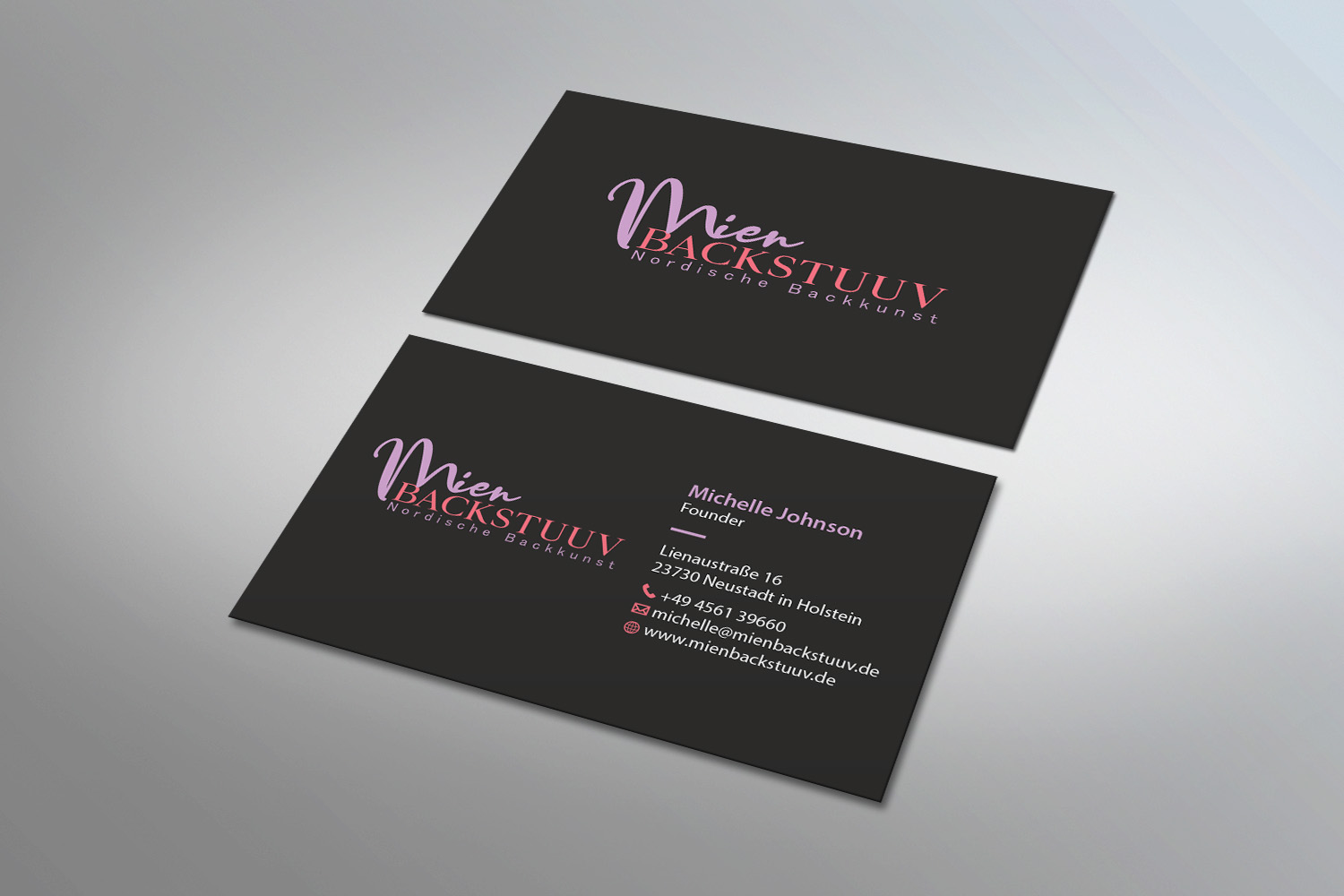 Business Card Design by MDesign for Thaysen's Backstube e.K. | Design #23130945