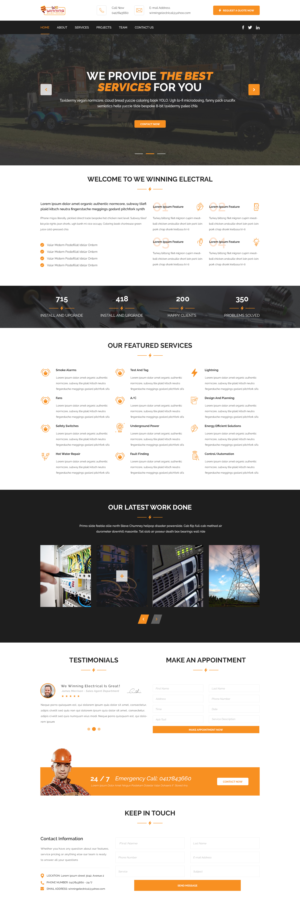 Web Design by RoberdKS for this project | Design #23131259