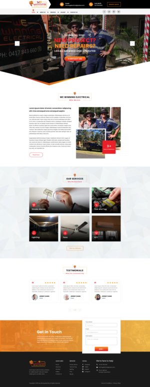 Web Design by pentaxial for this project | Design #23135536