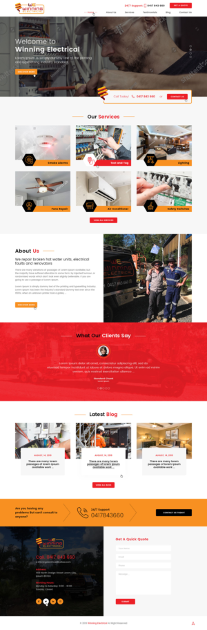 Web Design by Ved Web Services for this project | Design #23135910