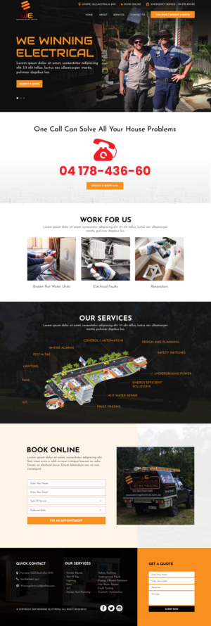 Web Design by sai.designer87 for this project | Design #23135647